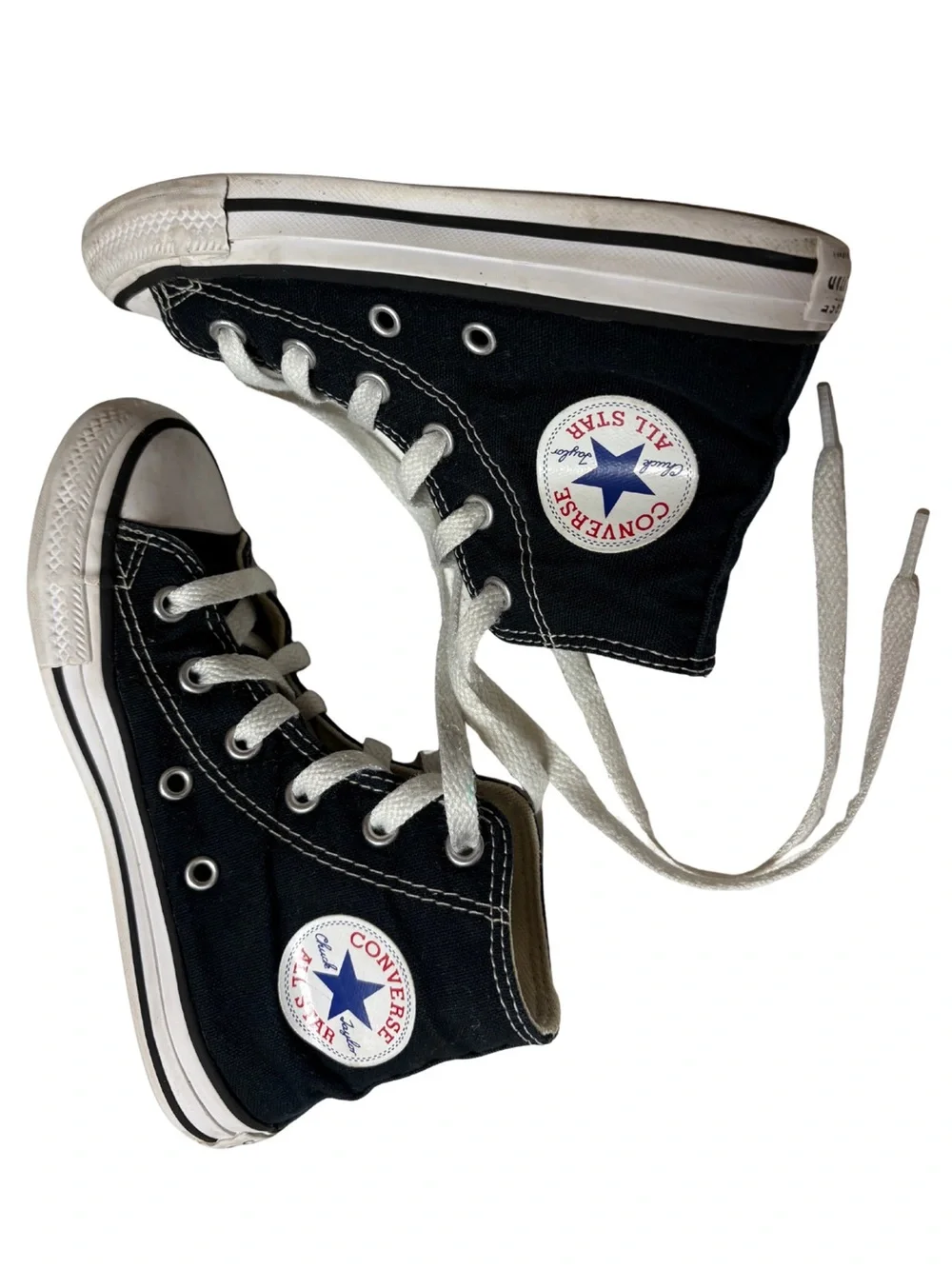 Converse Chuck Taylor All Star High Top Sneakers Kids Black Size 12